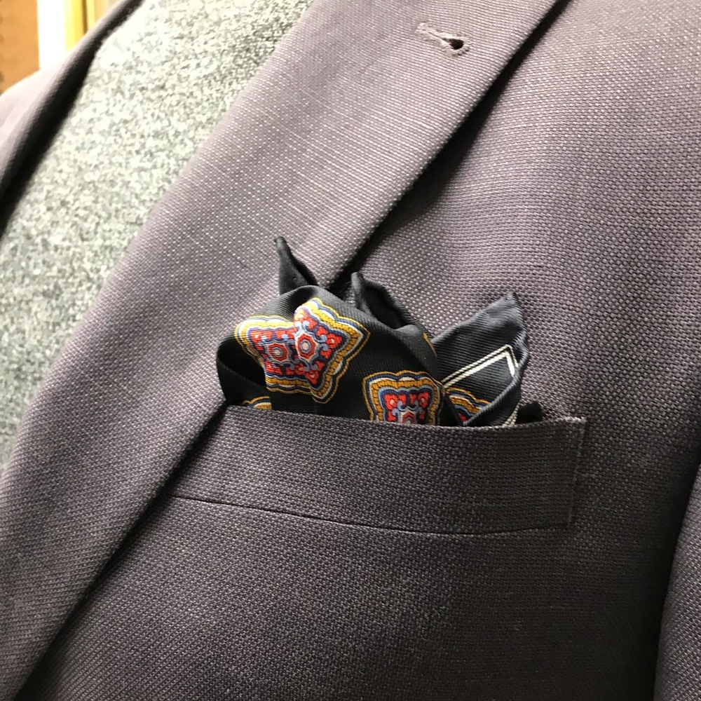 100% premium silk pocket square
